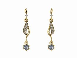 Image result for Diamond Dangle Drop Earrings