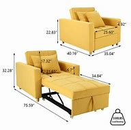 Image result for Lounge Chair Sofa Bed