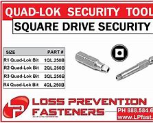 Image result for Square Security Bit