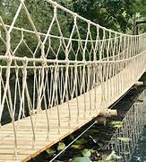 Image result for Wood Rope Bridge