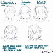 Image result for Anime Female Hair Tutorial