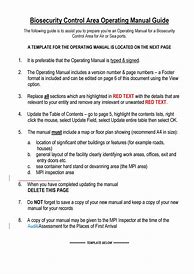 Image result for Easiest Instruction Manual Template