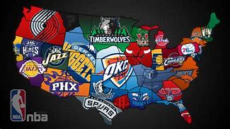 Image result for East in NBA Map
