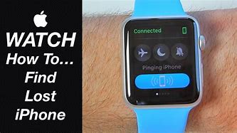 Image result for How to Find iPhone with Apple Watch