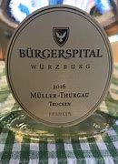 Image result for Burgerspital zum hl Geist Wurzburger Muller Thurgau Trocken