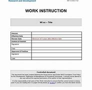 Image result for One Page Instruction Template