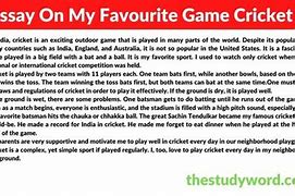 Image result for My Favorite Game Cricke