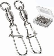 Image result for Clear Fishing Swivels