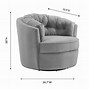 Image result for Velvet Swivel Chair with Storage