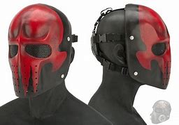 Image result for Skull Half Face Mask Wire