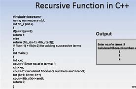 Image result for Recursion C