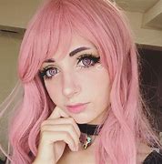 Image result for Pink Contacts On Dark Brown Eyes