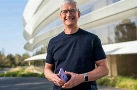 Image result for Apple Flip Phone with Tim Cook