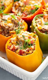 Image result for Oven Baked Stuffed Peppers