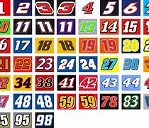 Image result for NASCAR Numbers and Drivers
