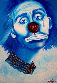 Image result for Clown Depressed Drawings