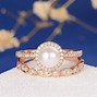 Image result for Rose Gold Pearl Ring