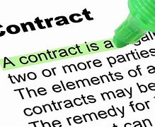 Image result for Contract Means