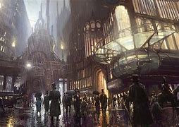 Image result for Steampunk Architecture Art