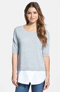 Image result for Layered-Look Sweater