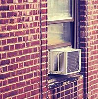 Image result for Sharp Portable AC Window Kit