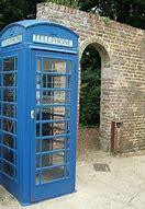 Image result for Blue Telephone Box Display Cabinet