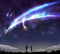 Image result for Your Name Night Sky Canvas