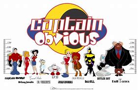 Image result for Captain Obvious Cartoon