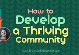 Image result for Community Is Thriving