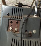 Image result for Old Box TV with Antenna