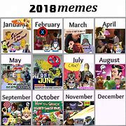 Image result for Monthly Meme Calendar