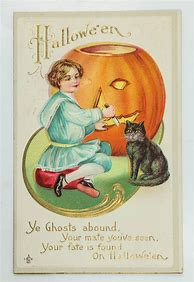 Image result for Halloween Vintage Postcard Clip Art