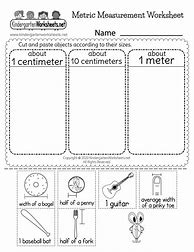 Image result for Kindergarten Math Measurement Worksheets