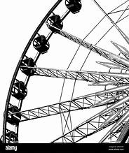 Image result for Ferris Wheel Clip Art Black and White