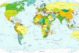 Image result for Map of World Capitals