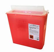 Image result for Bd Sharps Container Plastic Disposable Wall Mounted