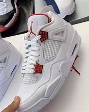 Image result for Jordan 4S Metallic White