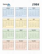 Image result for 1984 Printable Calendars