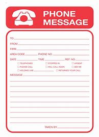 Image result for Telephone Message Template Printable