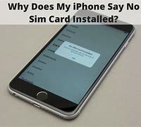 Image result for iPhone Says No Sim