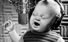 Image result for Baby Singing On the Karaoke Microphone