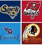 Image result for All 32 NFL Logos Funny