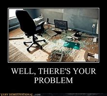 Image result for Broken Computer Desk