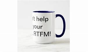 Image result for Rtfm Coffee Mug