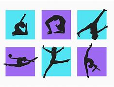 Image result for Gymnastics Clip Art Silhouettes