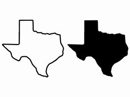 Image result for Texas Outline SVG