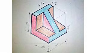 Image result for Isometric Projection Drawing