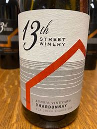 Image result for 13th Street Chardonnay June's