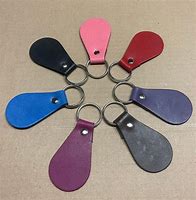 Image result for leather keychain fobs