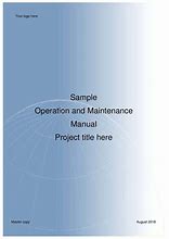 Image result for Maintenance Management Manual
